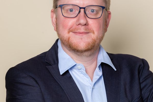 A man looking at the camera
